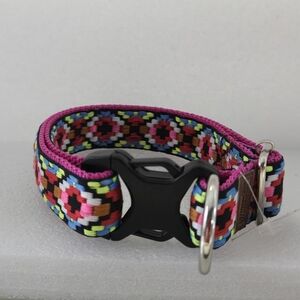 Handmade-Woven Dog Collar - Size M